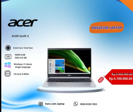 Pilihan laptop bekas siap pakai dengan garansi di Hanz Com Laptop Beji Depok.